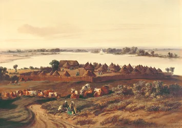 Dorf im Senegal